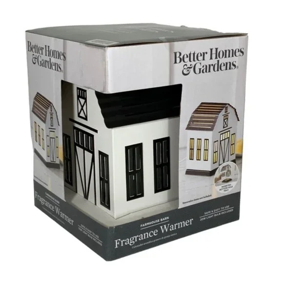 Farmhouse Barn Wax Warmer Full Size Metal Lights Up - Picture 8 of 13